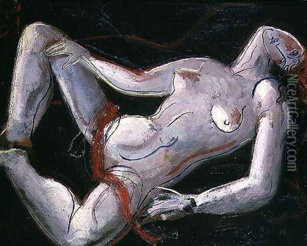 Reclining Nude Oil Painting - Christopher Wood