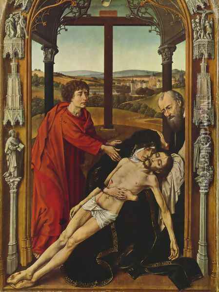 Pietà Oil Painting - Rogier van der Weyden