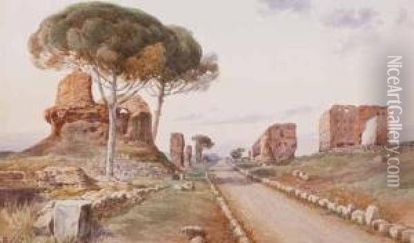 Ruins Oil Painting - Gaetano Facciola
