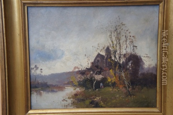 Paysage Oil Painting - Jacques Lieven