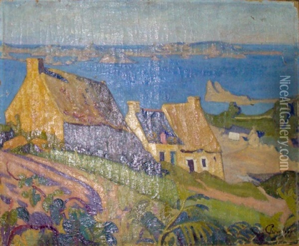 Golfe Du Morbihan Oil Painting - Ernest-Jean Chevalier