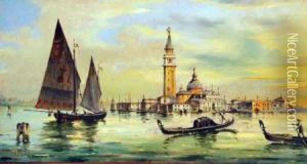 Venice Oil Painting - Giovanni Grubacs