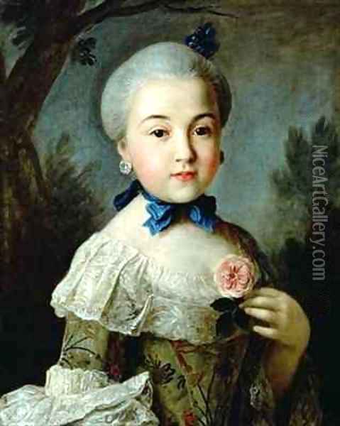 Portrait of Princess Charlotte Sophia 1744-1818 wife of King George III Oil Painting - Sir Nathaniel Dance-Holland