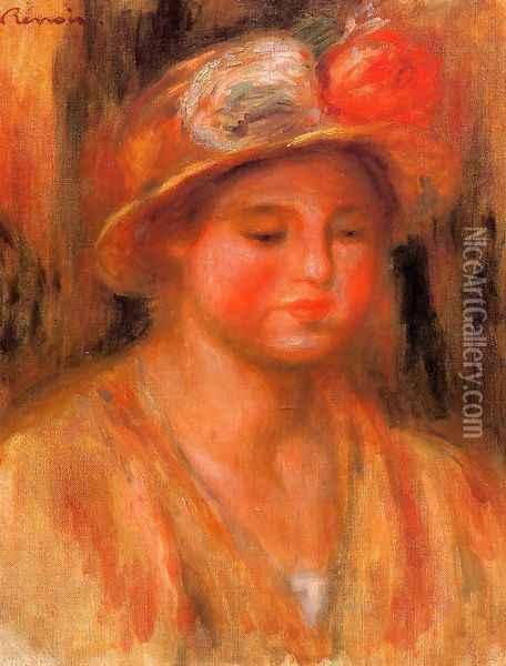 Portrait Of A Woman6 Oil Painting - Pierre Auguste Renoir
