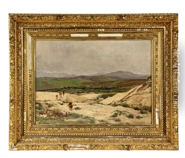 Tangier Oil Painting - Hugh Bolton Jones