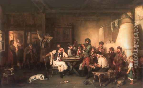 Bachelor Day 1881 Oil Painting - Hermann Kern