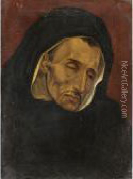 Santo Domenicano Oil Painting - Bartolomeo Passarotti