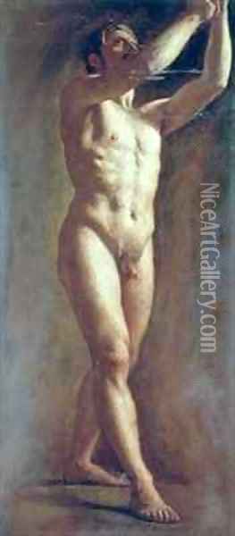 Life study of the Male Figure Oil Painting - William Edward Frost