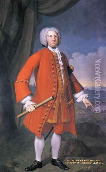 Sir William Pepperrell Oil Painting - John Smibert