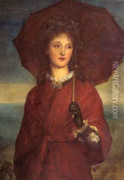 Eveleen Tennant Later Mrs F W H Myers Oil Painting - George Frederick Watts