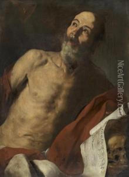 Saint Jerome Oil Painting - Hendrick Zomeren Van Somer