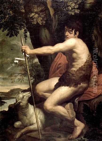 Saint Jean Baptiste Oil Painting - Gerard Seghers