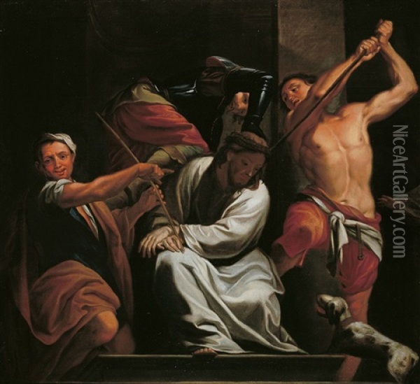 Die Dornenkronung Oil Painting -  Caravaggio