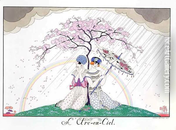 The Rainbow Oil Painting - Georges Barbier