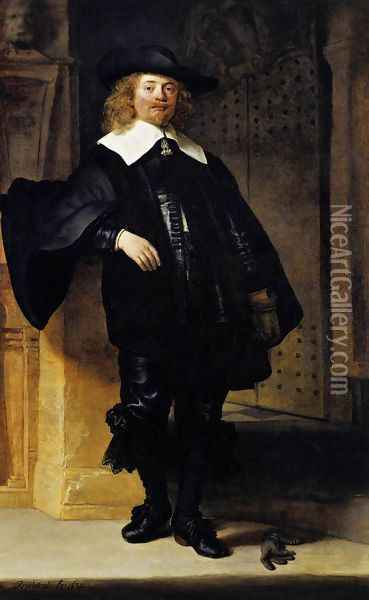 Portrait of Andries de Graeff 1639 Oil Painting - Rembrandt Van Rijn