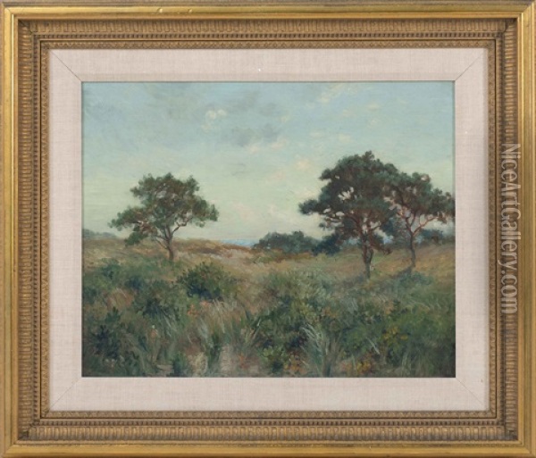 Cape Cod Landscape Oil Painting - Edmund Henry Garrett