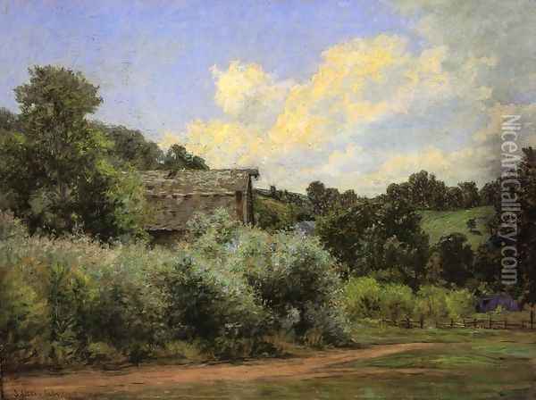The Grist Mill Oil Painting - John Ottis Adams
