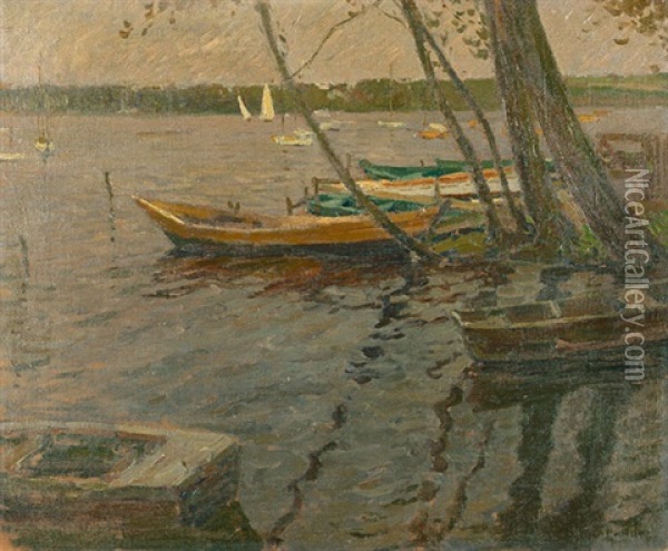 An Der Havel Oil Painting - Max Uth