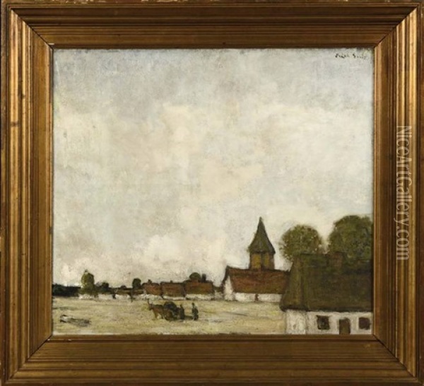 Le Hameau Oil Painting - Jacobs (Jakob) Smits