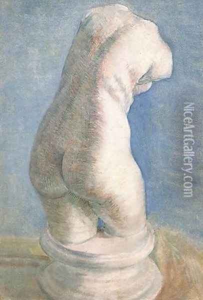 Plaster Statuette Of A Female Torso III Oil Painting - Vincent Van Gogh