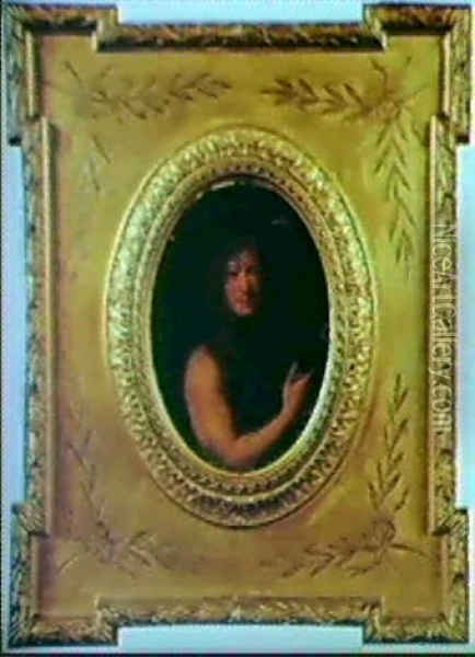 Portrait D'homme En Saint-jean Baptiste Oil Painting - Michiel van Musscher