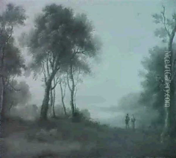 Loch Ard, Stirlingshire Oil Painting - Alexander Nasmyth