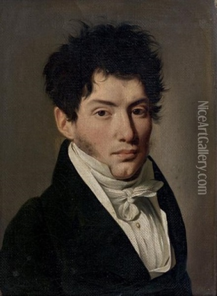Portrait De Charles Louis Havas Oil Painting - Louis Leopold Boilly