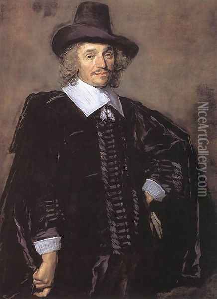 Portrait of a Man (2) 1650-52 Oil Painting - Frans Hals
