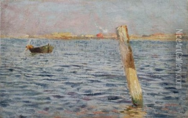 Laguna A Venezia Oil Painting - Plinio Nomellini