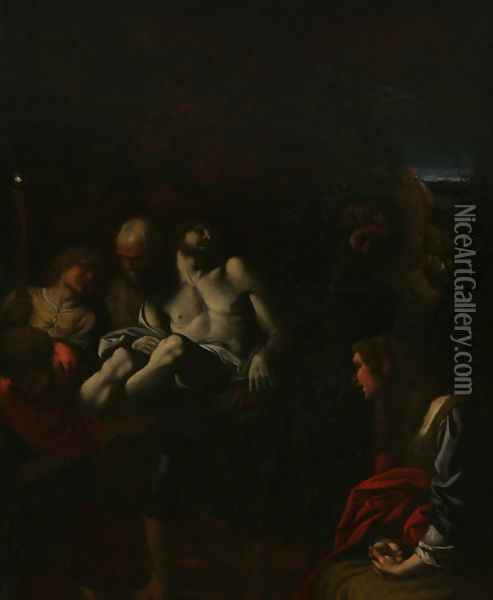 The Burial of Christ Oil Painting - Annibale Carracci