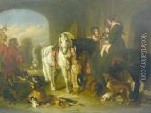 The Hawking Party Oil Painting - Landseer, Sir Edwin