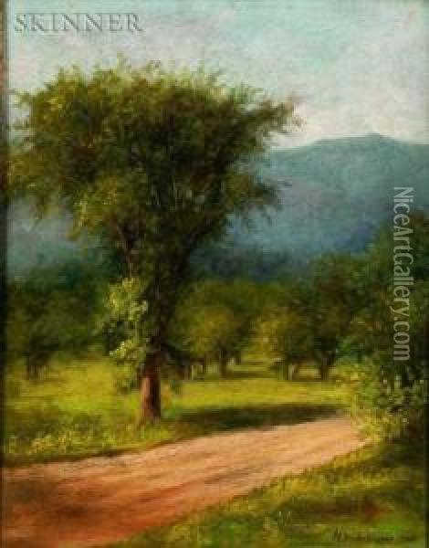 Country Road Oil Painting - Robinson Wood Harriette