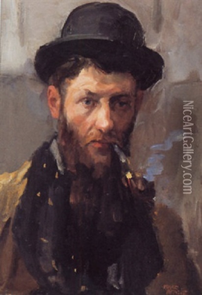 Portret Van Kees Van Dongen Oil Painting - Isaac Israels