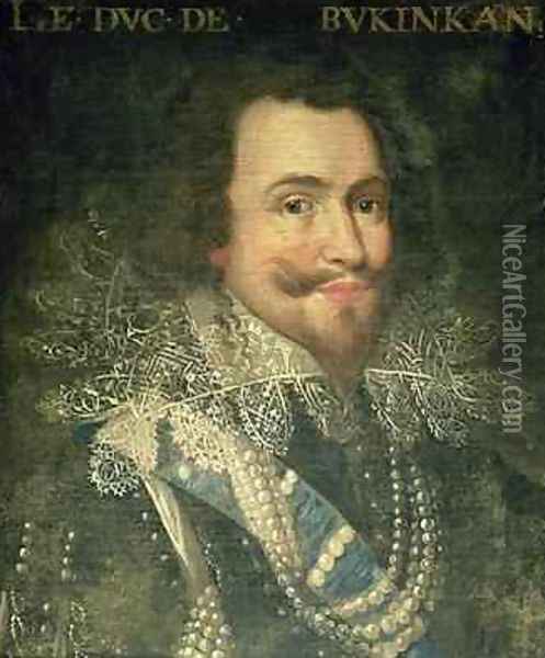 Portrait of George Villiers 1st Duke of Buckingham 1592-1628 Oil Painting - Jean Mosnier