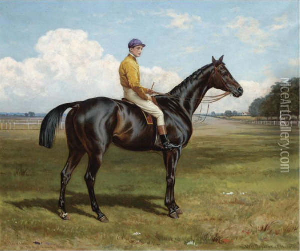 Kilwarlin With Jack Robinson Up Oil Painting - Edmund Havell Jnr.