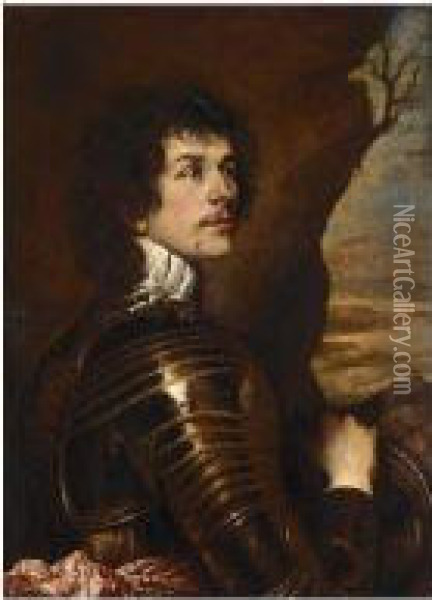 Portrait Of Charles Stanley, 8th Earl Of Derby (1628-1672) Oil Painting - Adriaen Hanneman