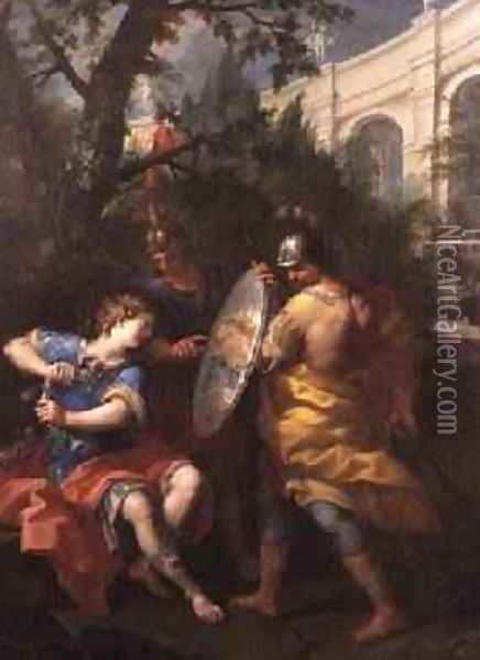 The Abduction of Rinaldo Oil Painting - Giuseppe Palmieri