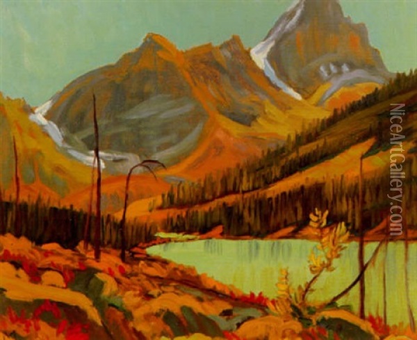 Rocky Mountains Oil Painting - James Edward Hervey MacDonald