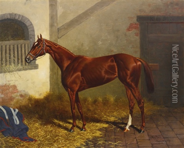 Keatigerna, The Horse Oil Painting - Henry Stull