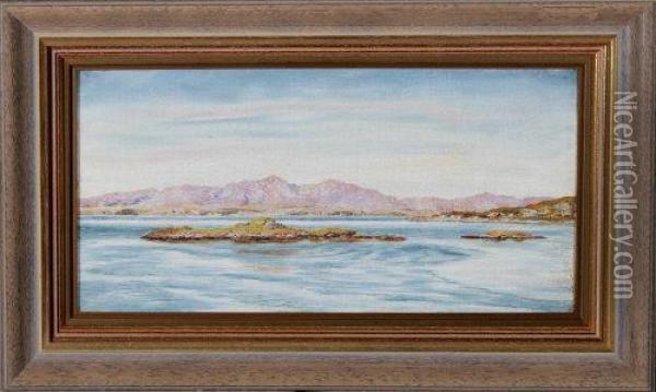 Morvin Hills Oil Painting - John Edward Brett