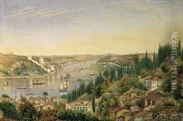 Constantinople, Turkey Oil Painting - Joseph Brown