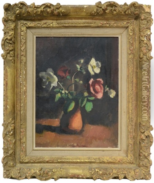 Vase Of Flowers Oil Painting - Maurice Asselin