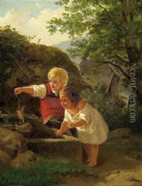 Der Kleine Kapitan Oil Painting - Ernst Bosch