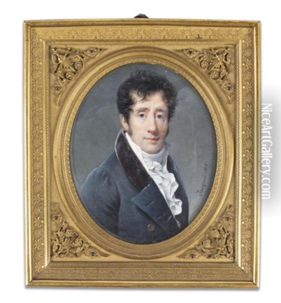Portrait Du Comte Nikita Petrovitch Panine Oil Painting - Nicolas-Jacques Juliard