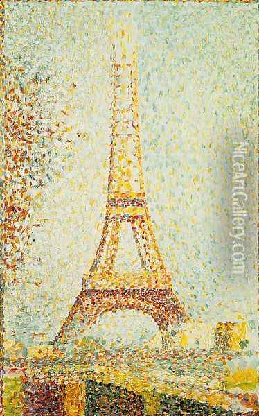 The Eiffel Tower 1889 Oil Painting - Georges Seurat
