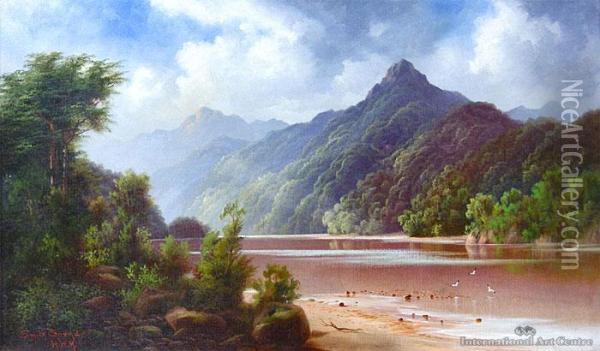 Smith Sound Oil Painting - Henry William Kirkwood