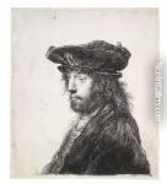 Vierter Orientalenkopf Oil Painting - Rembrandt Van Rijn