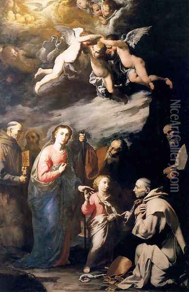 Earthly Trinity 1626 Oil Painting - Jusepe de Ribera