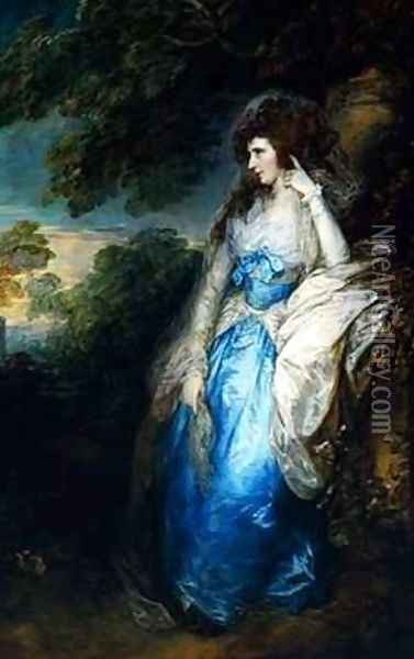 Lady Bate-Dudley Oil Painting - Thomas Gainsborough