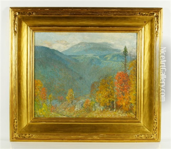 Blue Hills Oil Painting - John Joseph Enneking